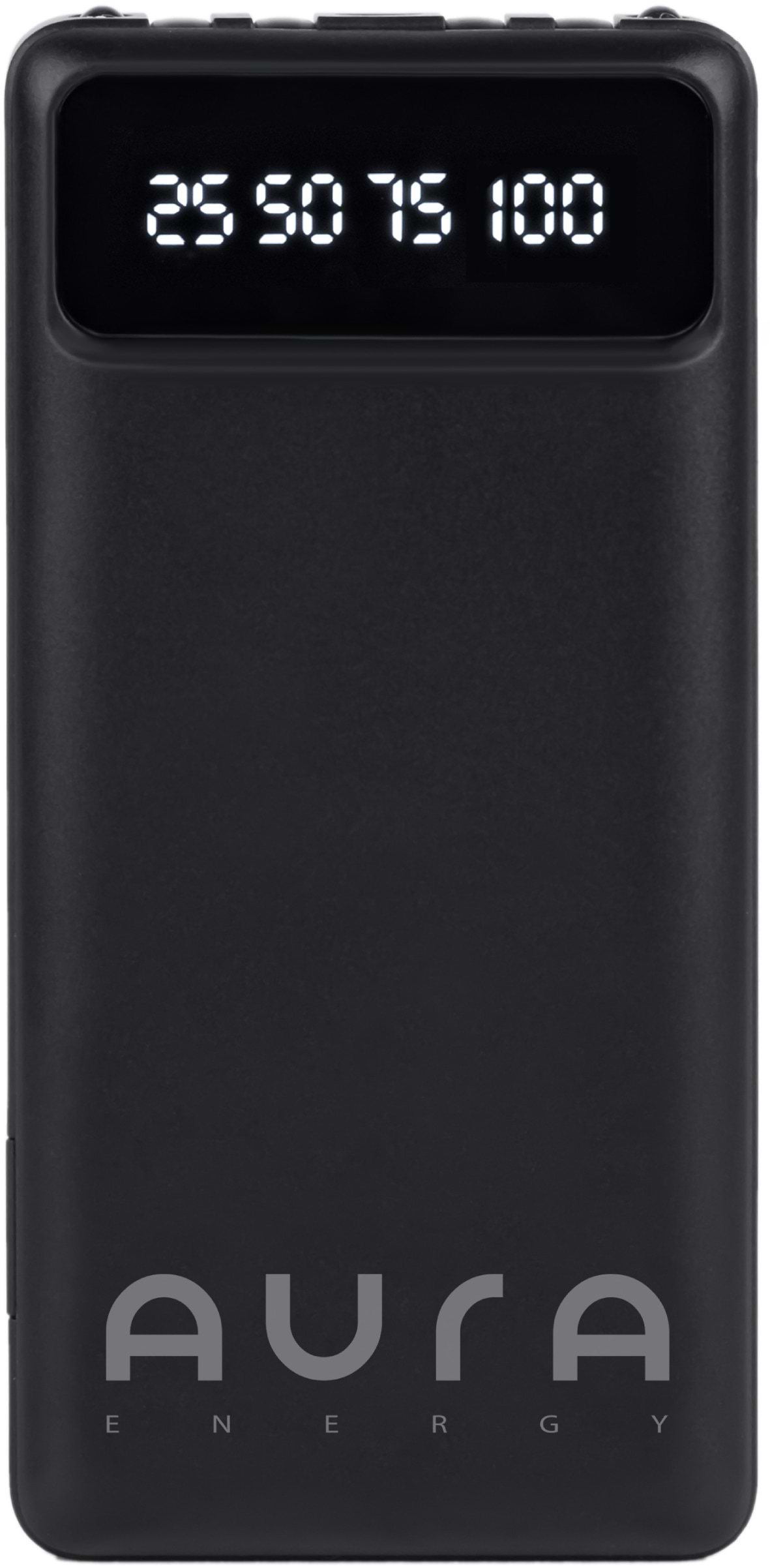 Батарея мобильная Aura NRG10 10000 mAh Black (PBANRG10B) - Фото 1