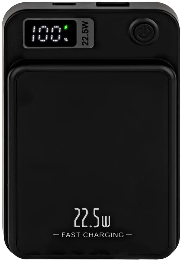 Фото - Уценка - Батарея мобильная Aura NRG10W 10000 mAh 22.5W Wireless charging Black (PBANRG10WB)