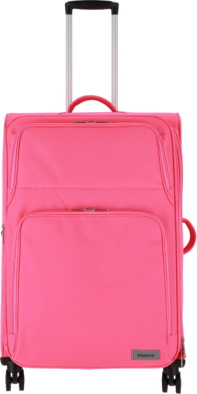 Валіза Bagland Валенсія великий 83 л. 338 Яскраво-малиновий