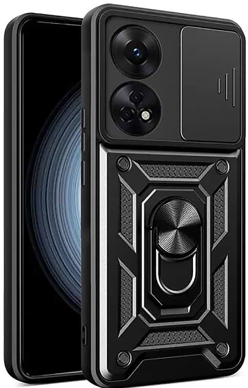 Чохол для смартфону BeCover Military for Oppo Reno8 T Black (710023) - Фото 1