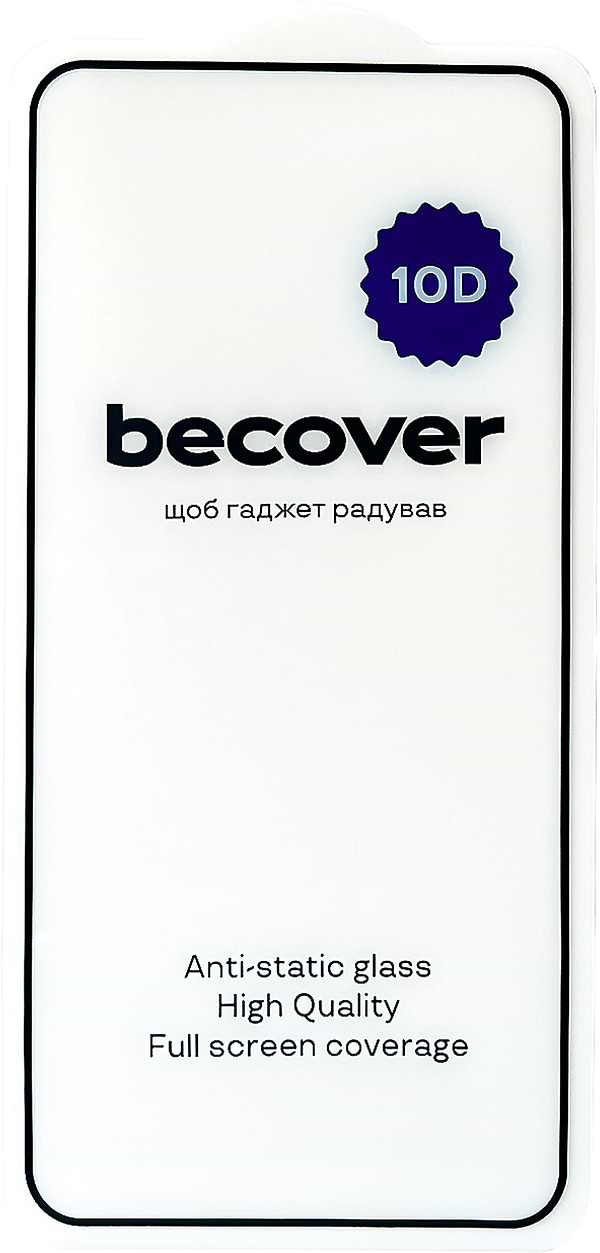 Фото - Захисне скло для смартфону BeCover Poco X5 10D Black (711340)