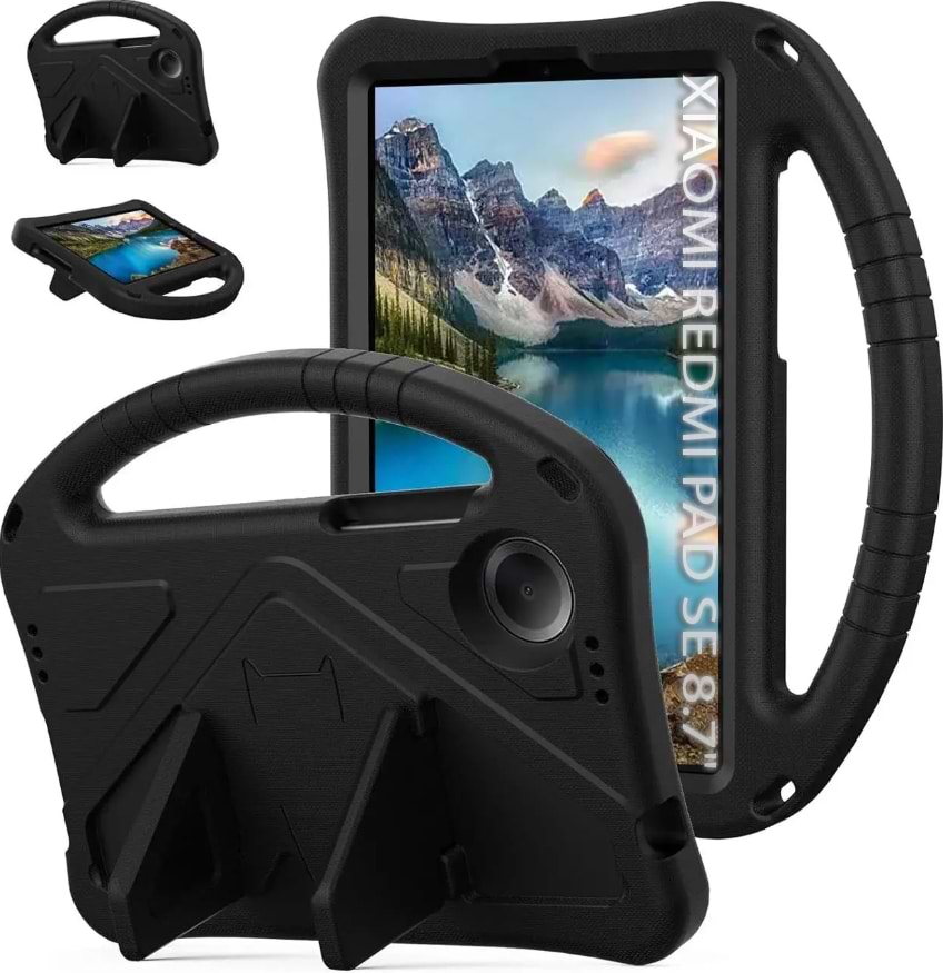 Купити Чохол для планшету BeCover Protected Cover for Xiaomi Redmi Pad SE 8.7" Black (712494) - Фото 1 Чохол для планшету BeCover Protected Cover for Xiaomi Redmi Pad SE 8.7" Black (712494) - Фото 1