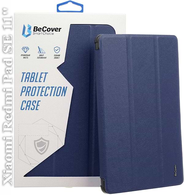 Фото - Уцінка - Чохол для планшету BeCover Smart Case for Xiaomi Redmi Pad SE 11''Deep Blue (709858)