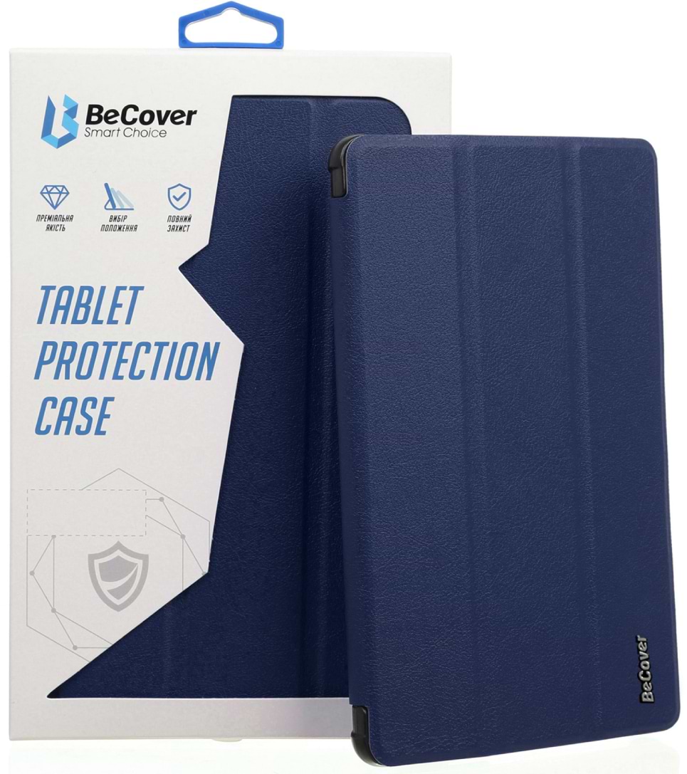 Чехол для планшета BeCover Tri Fold Hard for Apple iPad 10.2 2019/2020/2021 Deep Blue (706865) - Фото 1