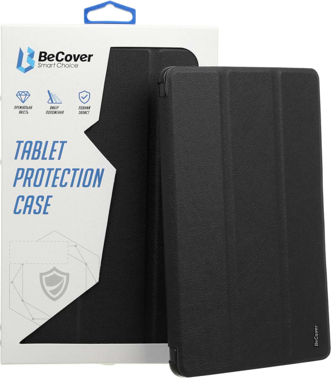 Чехол для планшета BeCover Tri Fold Hard for Apple iPad Air (4/5) 2020/2022 10.9'' Black (709661) - Фото 1