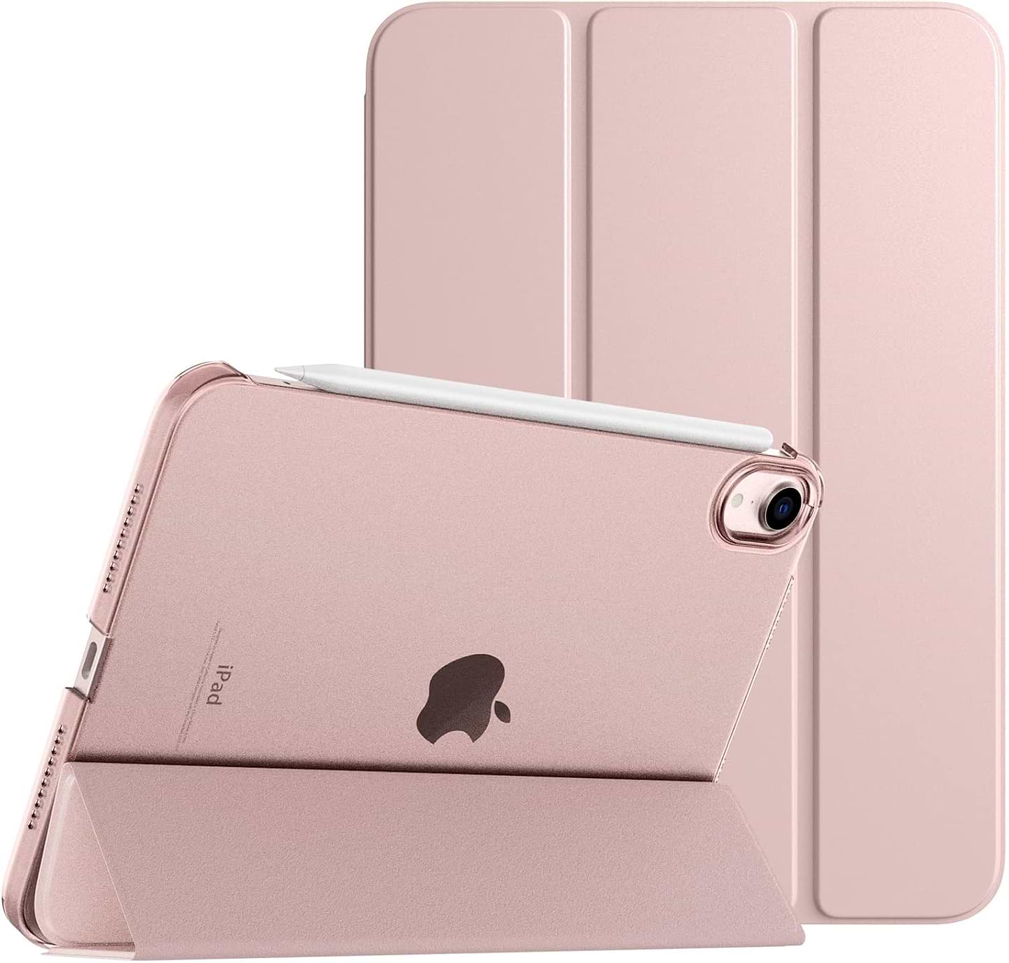 Чехол для планшета BeCover Tri Fold Hard for Apple iPad Mini 7 2024 Pink (712454) - Фото 1