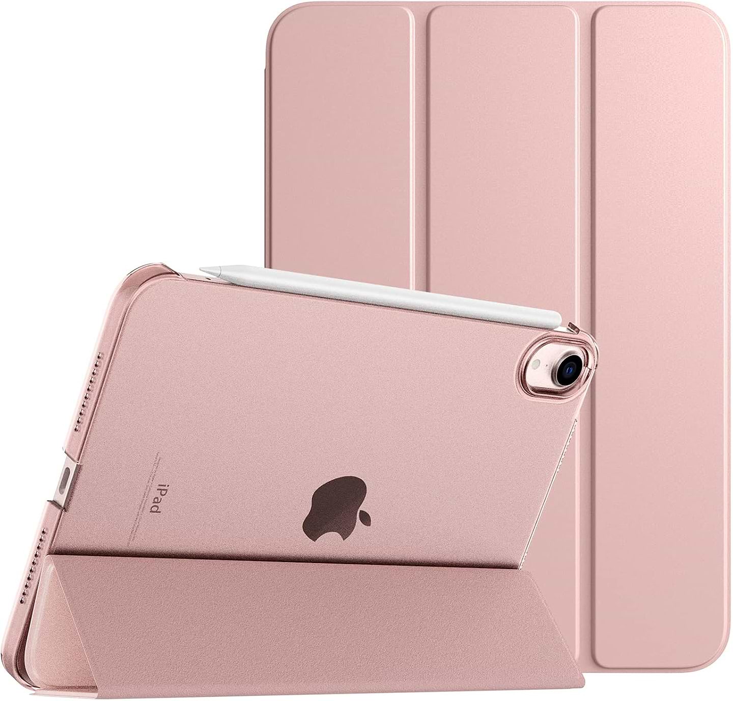 Чохол для планшету BeCover Tri Fold Hard for Apple iPad Mini 7 2024 Rose Gold (712456) - Фото 1