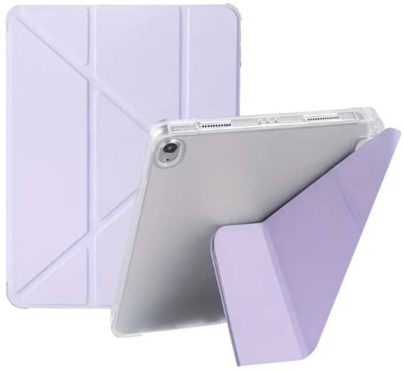 Чехол для планшета BeCover Ultra Slim Origami Transparent с креплением Apple iPad Air 11" M2/M3 2024/2025 Purple (711392)