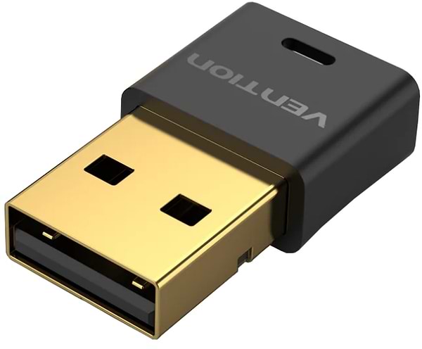 Фото - Адаптер мережі Bluetooth USB Vention v5.1 USB Apt-X RTL (CD) 
Black (NAFB0)