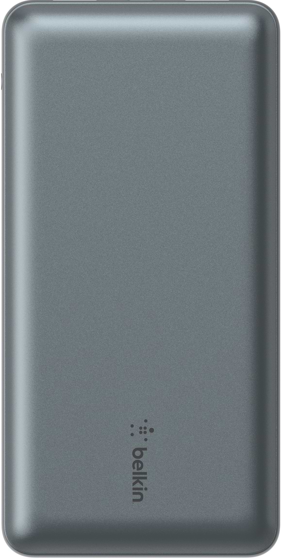 Батарея мобильная Belkin 20000мА·год, 15Вт, 2хUSB-A/USB-C Gray (BPB012BTGY) - Фото 1