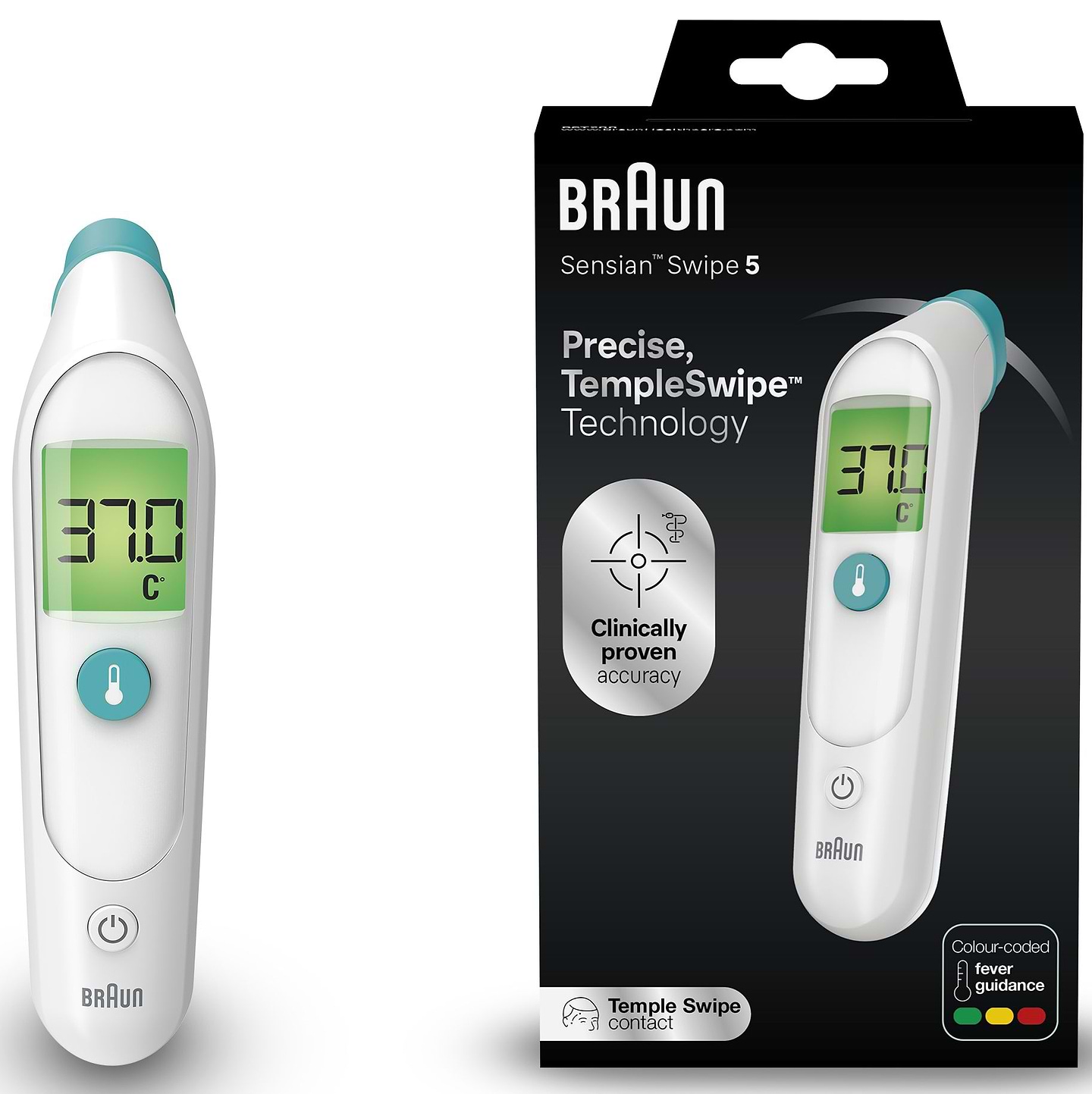 Купити Термометр Braun TempleSwipe (BST200) - Фото 1 Термометр Braun TempleSwipe (BST200) - Фото 1