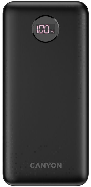 Фото - Батарея мобильная Canyon PB-2002 20000mAh PD Black (CNE-CPB2002B)
