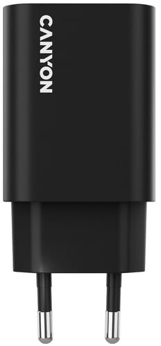 Фото - Сетевое зарядное устройство Canyon OnCharge 30CL 1xPD Type-C 30W Black (CNE-CHA30CLB)