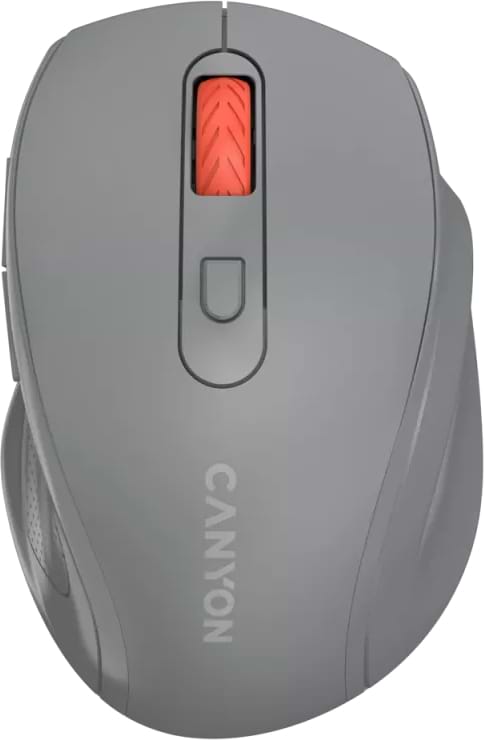 Фото - Мышь беспроводная Canyon OnClick 20 Wireless Ergonomic Silent Dark grey (CNE-CMSW20DG) Фото - Мышь беспроводная Canyon OnClick 20 Wireless Ergonomic Silent Dark grey (CNE-CMSW20DG)