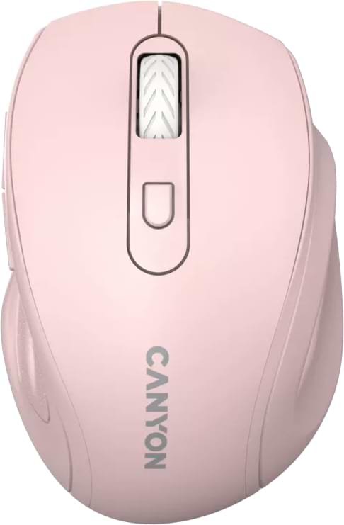 Фото - Мышь беспроводная Canyon OnClick 20 Wireless Ergonomic Silent Pink (CNE-CMSW20P)