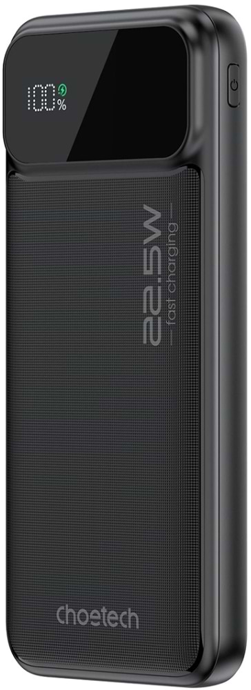 Фото - Батарея мобільна Choetech 10000mAh 22.5W PD,QC3.0 2USB-A+USB-C Black (B728-CCBK)