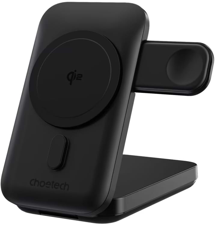 Батарея мобильная Choetech Magnetic Wireless 10000mAh 20W Black (B750-CCBK) - Фото 1