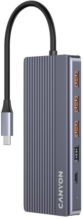 Хаб USB Canyon 13 port 4k USB-C Hub DS-16 (CNS-TDS16) - Фото 1