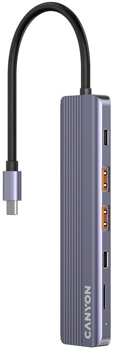 Фото - Хаб USB Canyon 6 port 4k USB-C Hub DS-17 (CNS-TDS17)