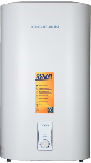 Фото - Водонагрівач OCEAN FLAT RZB50M ET+DT BASIC