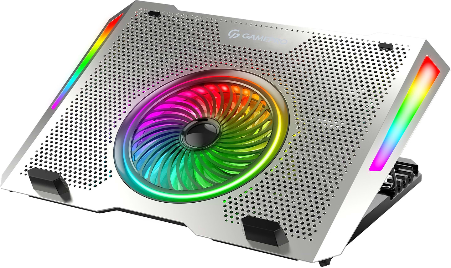 Подставка под ноутбук охлаждающая GamePro CP1270 Silver - Фото 1