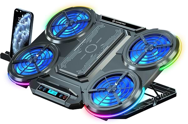 Фото - Підставка під ноутбук охолоджуюча GamePro CP1450 Black