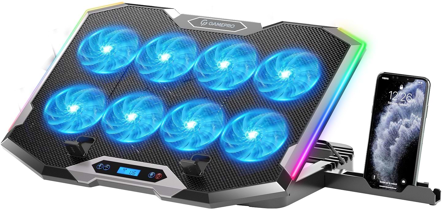 Подставка под ноутбук охлаждающая GamePro CP870 Black - Фото 1