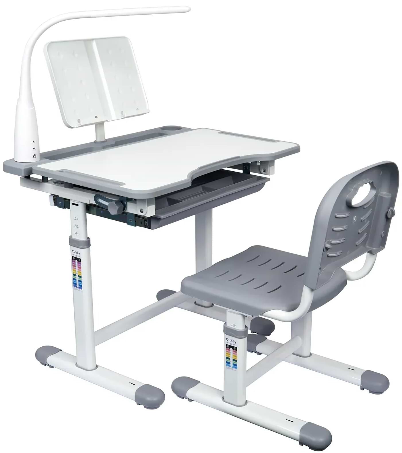 Комплект мебели школьный 2 элемента Cubby Vanda Grey