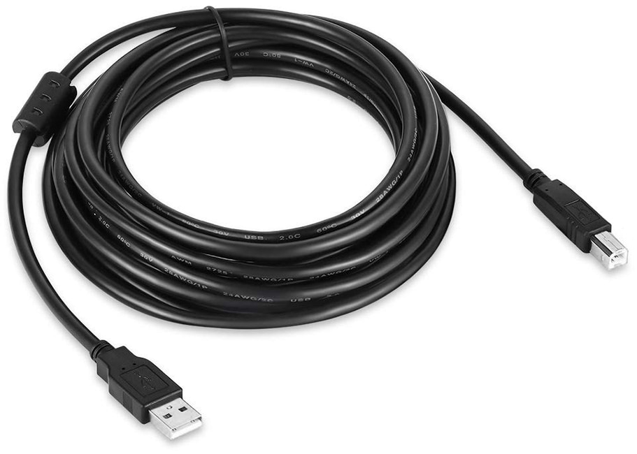 Кабель USB type A - USB type B Colorway USB 2.0 AM to BM Print Cable 3m (CW-CBUB073-BK)