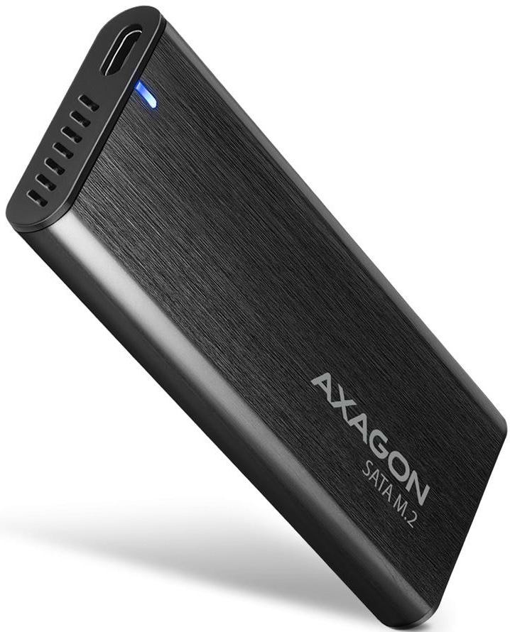 Зовнішня кишеня AXAGON SuperSpeed+ USB-C - M.2 SATA SSD RAW box (EEM2-SBC) - Фото 1