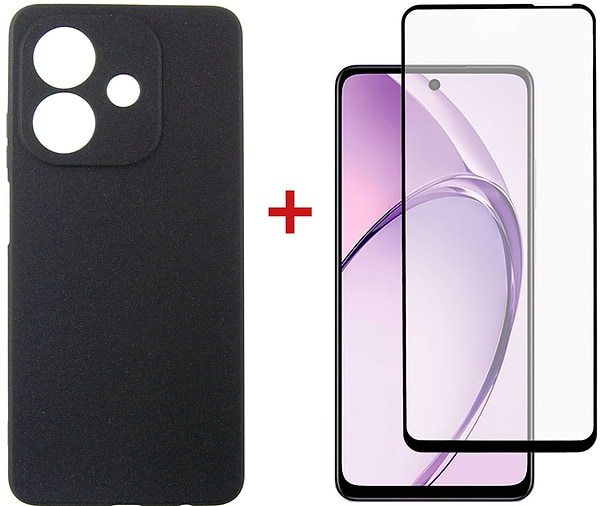 Фото - Чохол для смартфону DENGOS for Oppo A3 Black (DG-KM-112) +скло