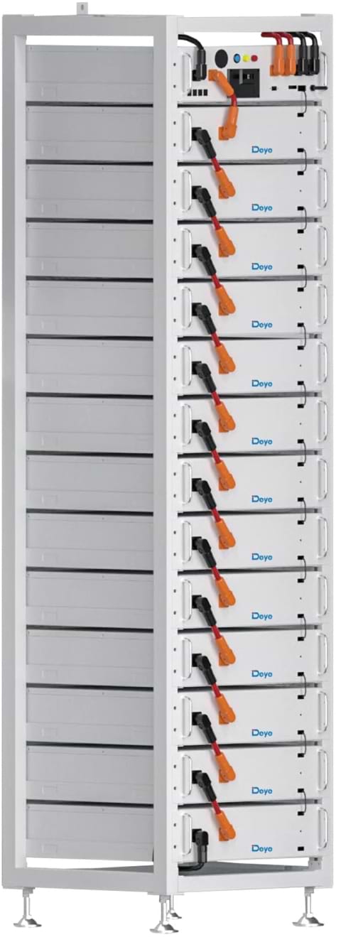 Система зберігання енергії Deye BOS-A13, 99.84kW, 499.2V, 200Ah,LiFePO4, HVB1000V, RACK