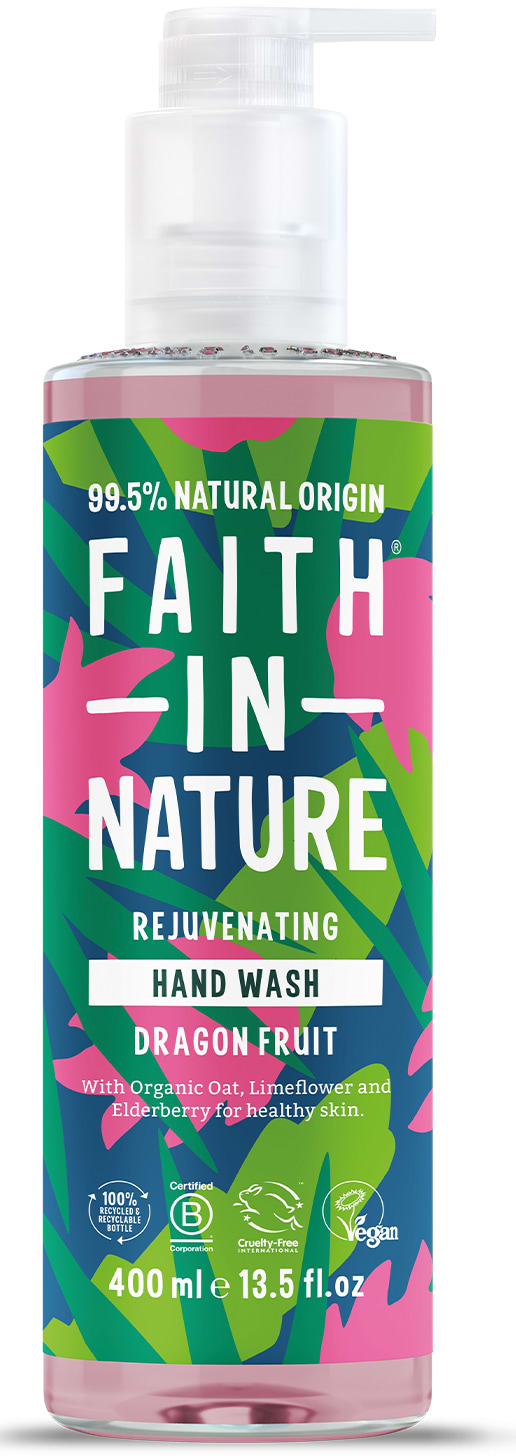 Фото - Рідке мило для рук Faith In Nature Натуральне з фруктом дракона 400 мл (6.35600)