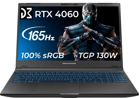 Фото - Ноутбук ігровий Dream Machines CI7-13620H (RG4060-15UA50) Black