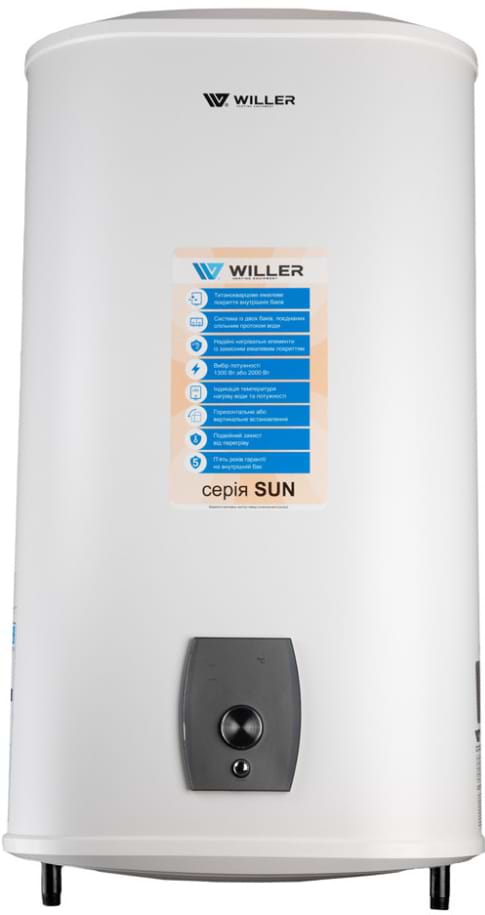 Водонагрівач Willer EVH100RI Sun - Фото 1