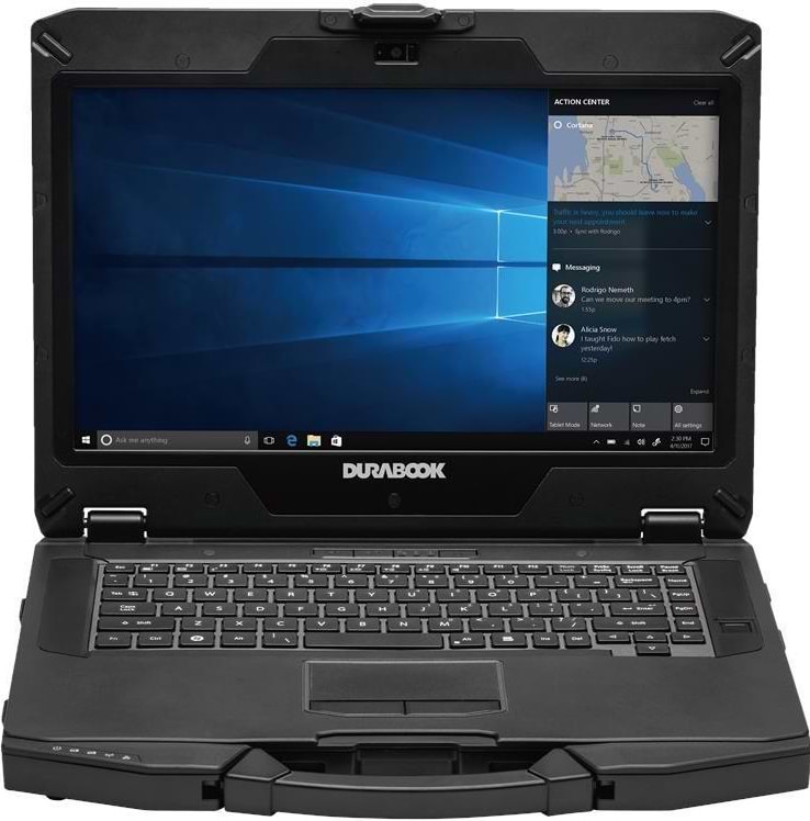 Ноутбук Durabook S14 Standard (S4E2R3AA3BXE) Black - Фото 1