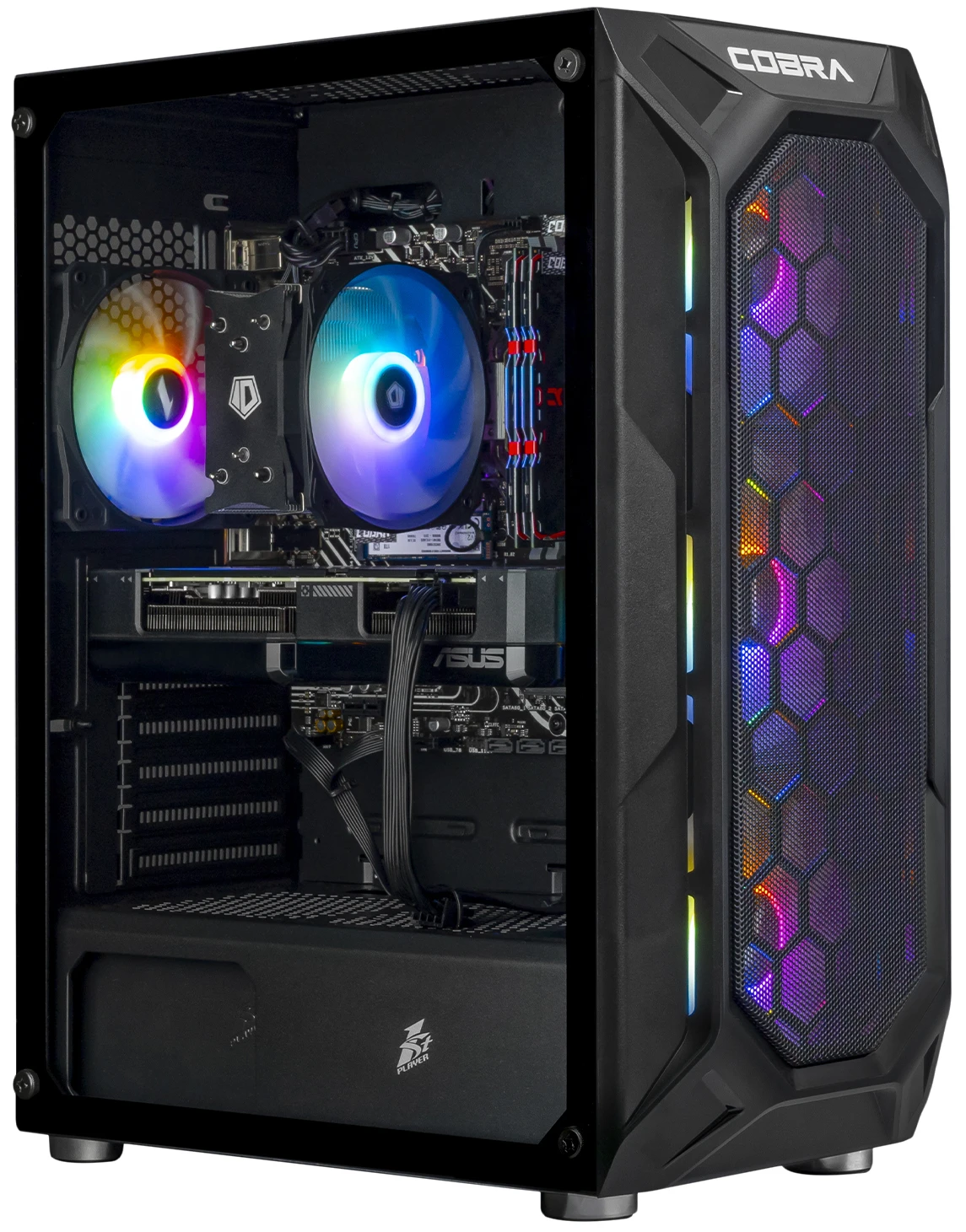 Системний блок Cobra Go RX 9060 XT / Ryzen 5 5600 / RAM 16GB / SSD 1TB / Win 11 (R5G23581)