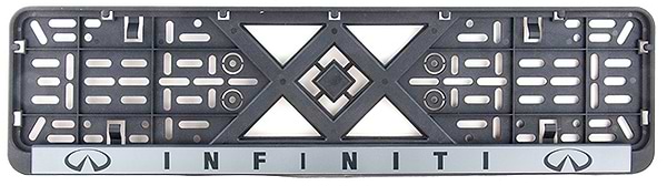 Фото - Рамка под номер Bi-Plast INFINITI (BP-243)