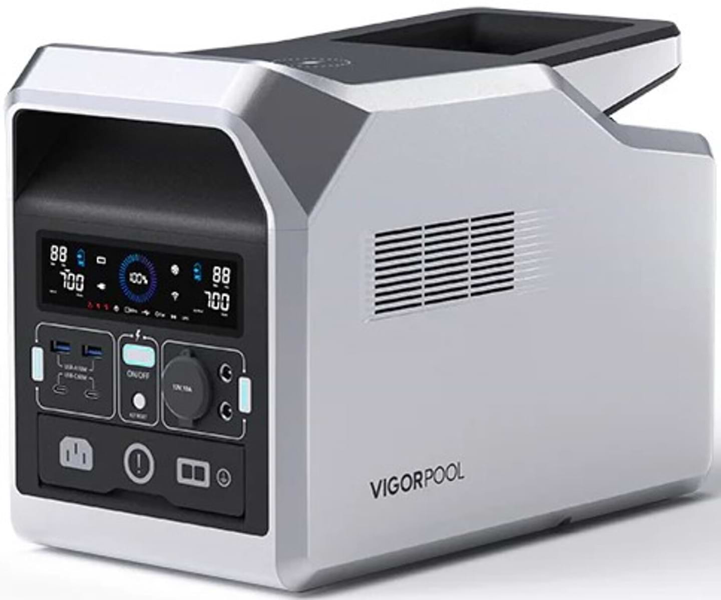 Зарядна станція універсальна VigorPool Captain 700W 672Wh LiFePO4 (VP31-EU) - Фото 1