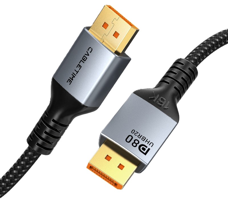 Кабель Cabletime DisplayPort v2.1 2m Black (CD13L)