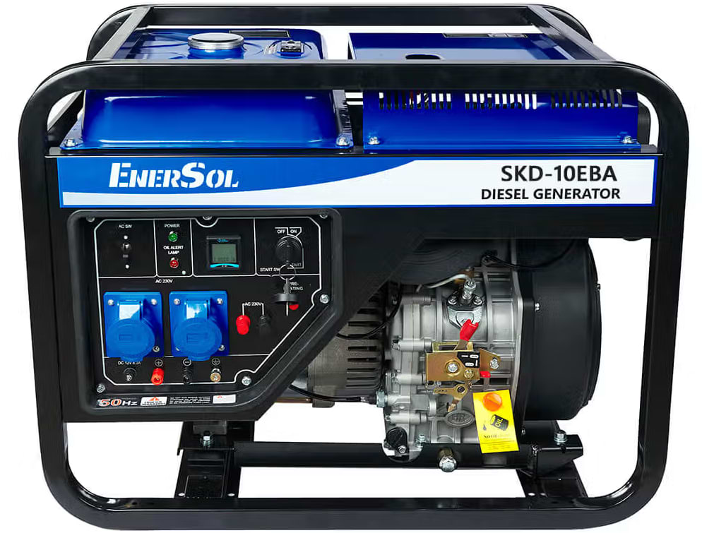 Генератор дизельний EnerSol SKD-10EBA - Фото 1