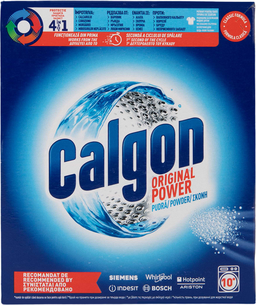 Средство от накипи для стиральных машин Calgon Ср-во для смягчения воды 500 г