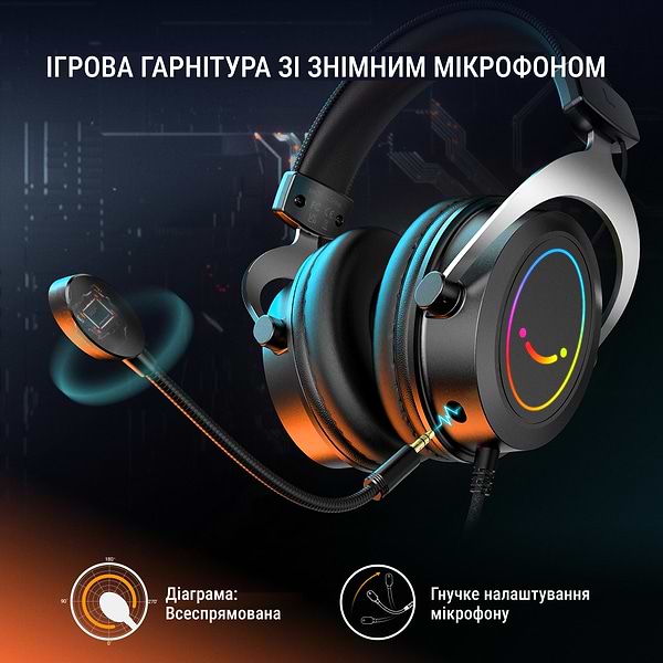 Фото - Гарнітура дротова ігрова Fifine H3 Black