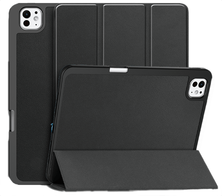 Чехол для планшета AIRON Premium SOFT for Apple iPad Pro 11 2024 с защ. пленкой и салфеткой Black (4822352781128)