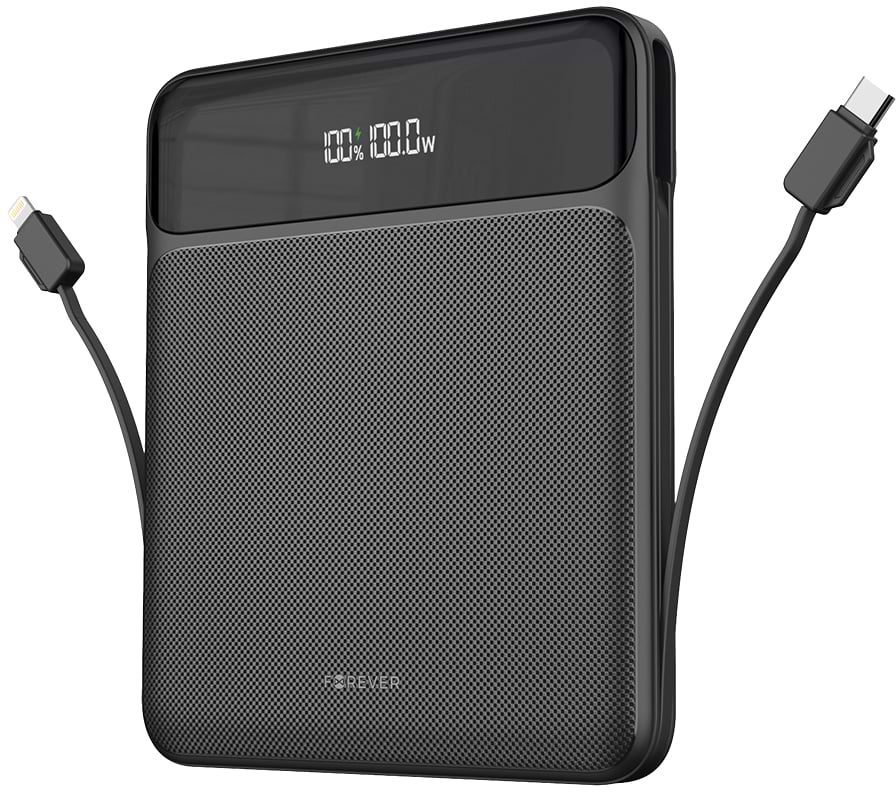 Купить Батарея мобильная Forever power bank for laptop TB-200 100W 20000 mAh black - Фото 1 Батарея мобильная Forever power bank for laptop TB-200 100W 20000 mAh black - Фото 1