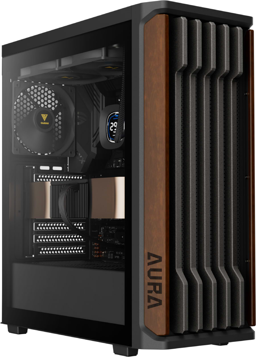Корпус Gamdias AURA GC11 WOOD Mid-Tower (4711514503753)