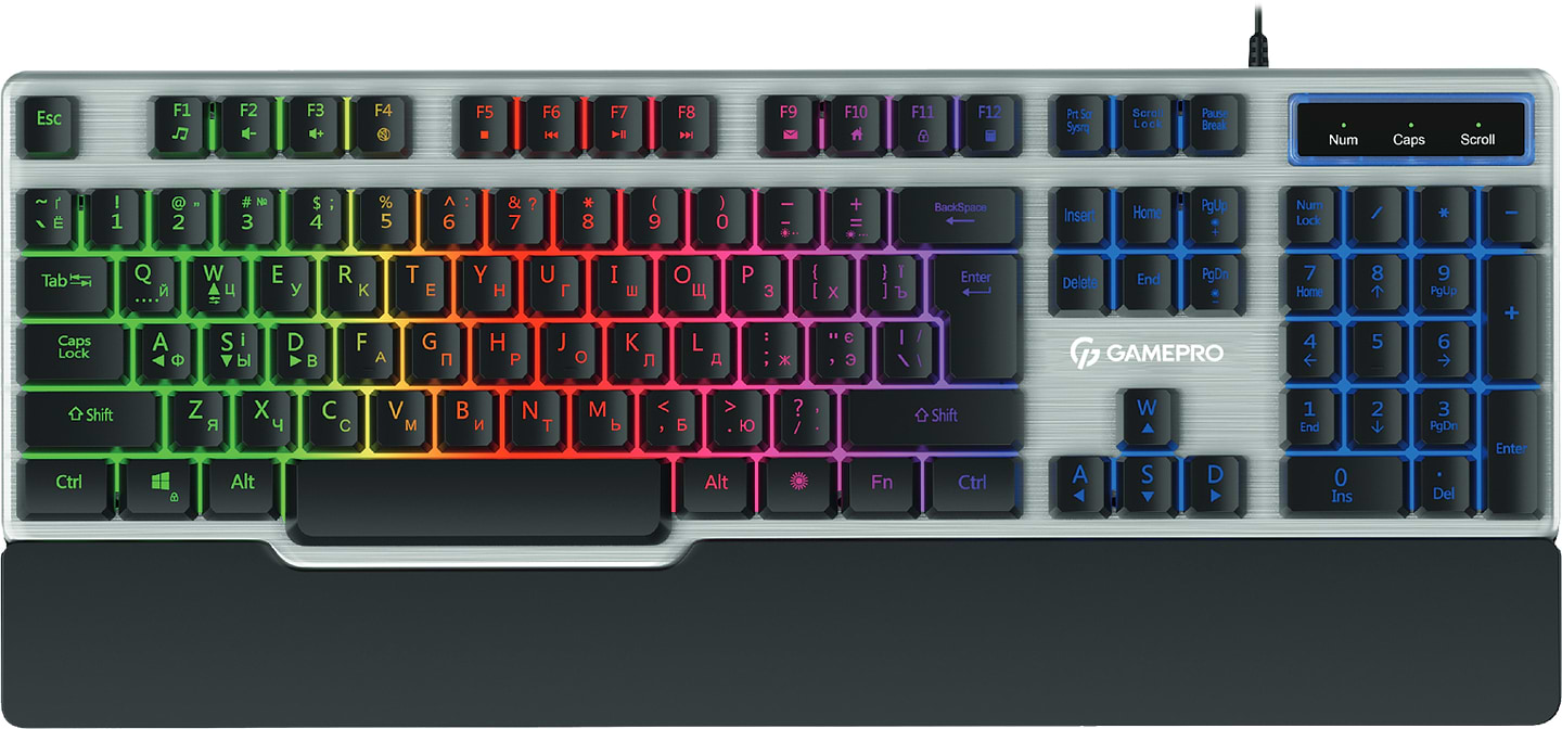Клавіатура дротова ігрова GamePro Stinger (GK599) - Фото 1