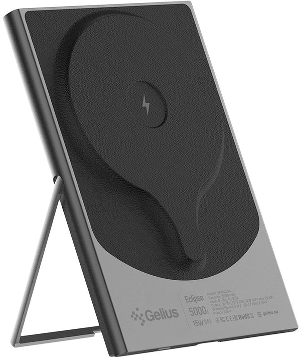 Фото - Батарея мобильная Gelius Eclipse Magnetic Wireless Charge GP-WC014 15W 5000mAh (100079)