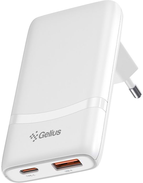 Фото - Сетевое зарядное устройство Gelius VoltX GP-HC067 GaN 65W 1USB + 1Type-C White (101284) Фото - Сетевое зарядное устройство Gelius VoltX GP-HC067 GaN 65W 1USB + 1Type-C White (101284)