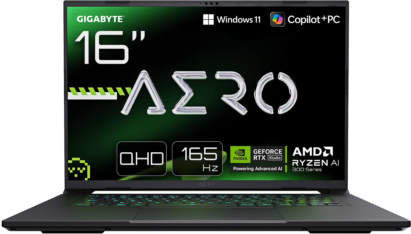 Ноутбук Gigabyte Aero X16 EG61H (1TH93UAC94AH) Space Gray - Фото 1